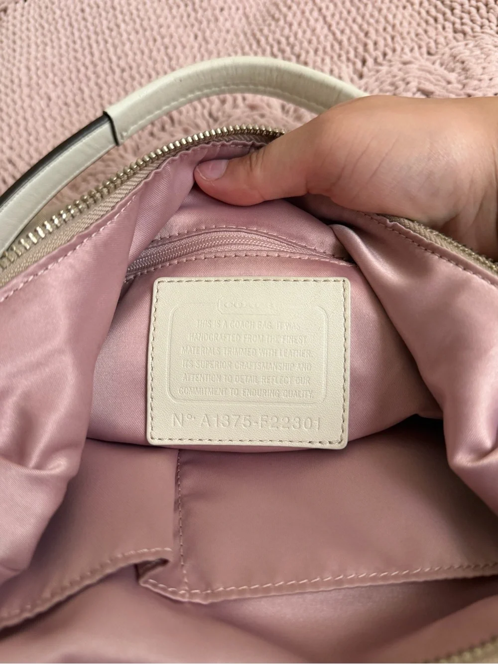 Coach Kristin Signature Sateen Hobo Bag